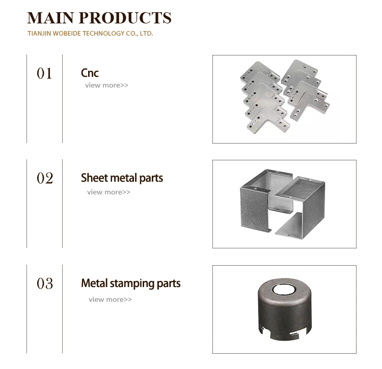 Wobeide Factory Manufacture Various Stamping Parts, Custom Precision Sheet Metal Stamping, Deep Drawing Stamped Components